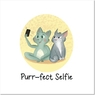 Selfie cat Posters and Art